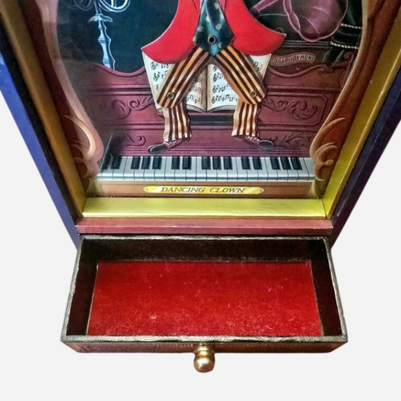 Vintage Monpierrot Dancing Clown Music Box - Picture 7 of 9